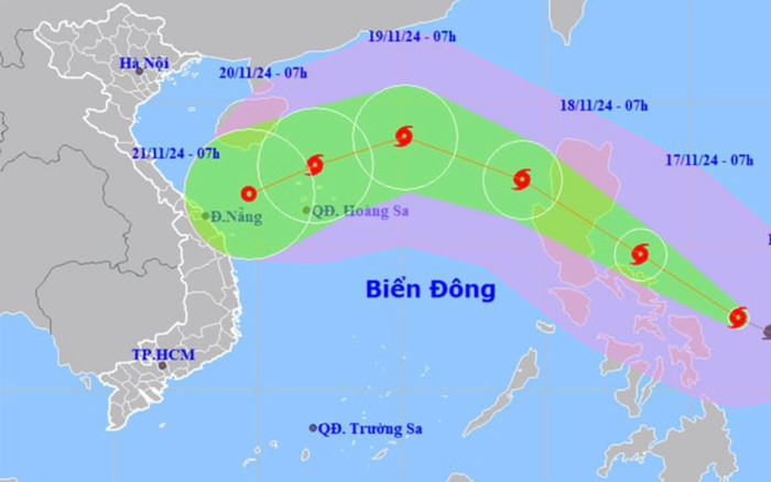 Bão số 10 Man-yi đạt cấp siêu bão, miền Trung mưa lớn Ảnh 2