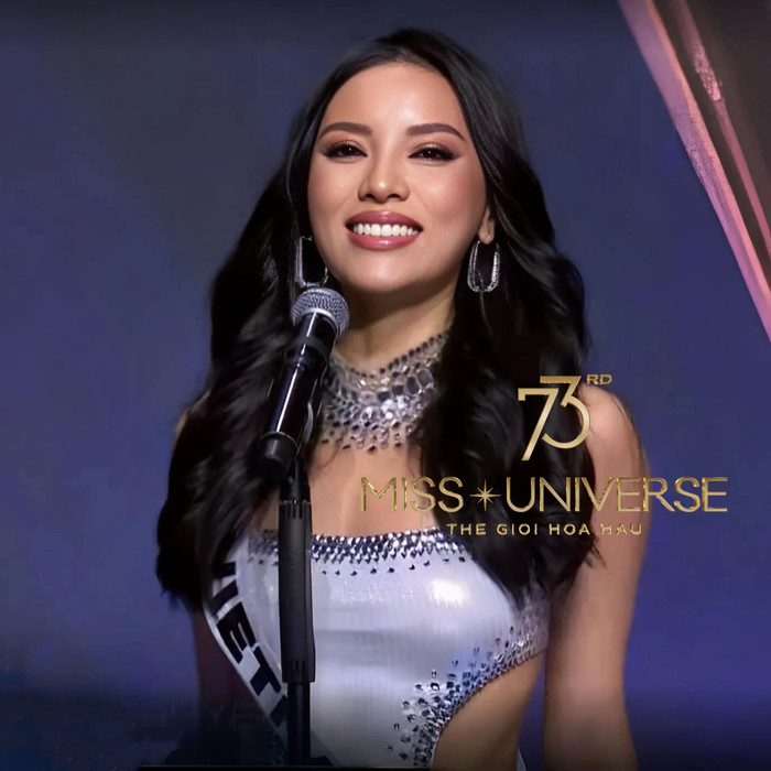 Khoảnh khắc Kỳ Duyên vào Top 30 Miss Universe (Ảnh: Thế giới hoa hậu).