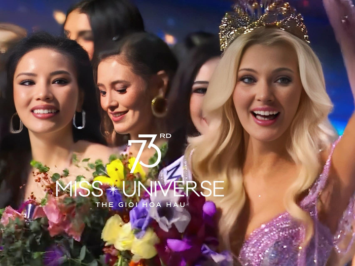 Hoa hậu Kỳ Duyên bất ngờ lộ diện trong thời khắc đăng quang của Tân Hoa hậu Hoàn vũ vào 