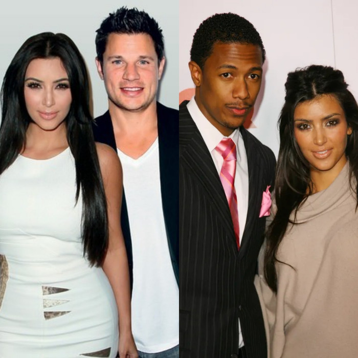 Sau khi chia tay Jessica Simpson, Nick Lachey có buổi hẹn đầu tiên với Kim. Tuy nhiên, mối quan hệ này không kéo dài, với Nick cho rằng Kim đã lợi dụng sự nổi tiếng của anh để thu hút paparazzi. Cùng thời điểm, Kim Kardashian cũng hẹn hò ngắn với Nick Cannon, người từng gọi cô là một 'người tuyệt vời'.