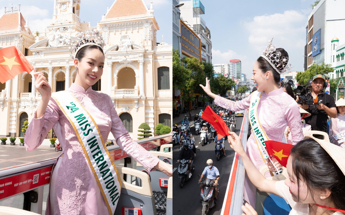 Ngày về đầy vẻ vang của Hoa hậu Quốc tế Thanh Thủy Ảnh 2