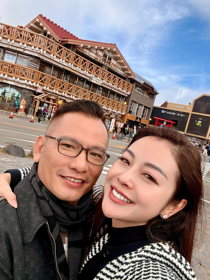 Hoa hậu Jennifer Phạm khoe ảnh trong chuyến du lịch Nhật Bản cùng chồng doanh nhân. (Ảnh: FBNV)