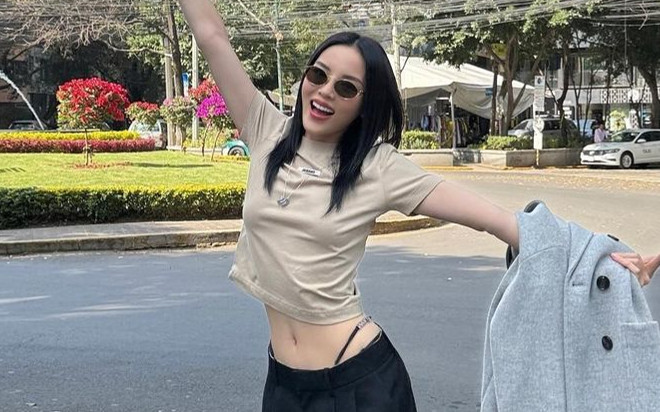 Ngày về nước của Hoa hậu Kỳ Duyên sau khi thi quốc tế Ảnh 2