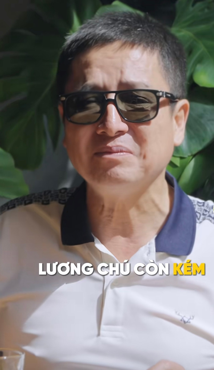 Nghệ sĩ Chí Trung đã tích luỹ được một khoản tiền cho về già. Ảnh: Chụp màn hình TikTok nhân vật.