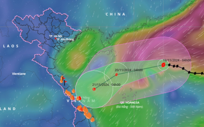 Bão Manyi tiến sát Trung Bộ: Biển động mạnh, mưa lớn từ Hà Tĩnh đến Bình Định Ảnh 2