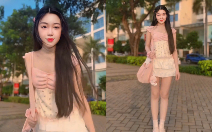 Con gái Quyền Linh diện váy ngắn, khoe chân dài chuẩn 'hoa hậu' Ảnh 2