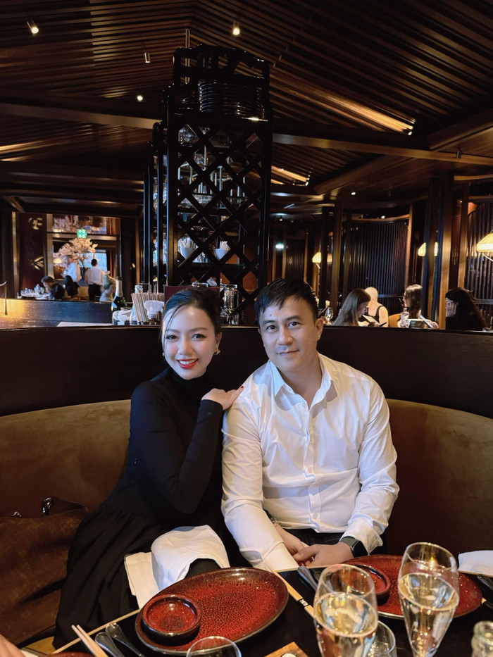 Băng Di và bạn trai Justin Chiêm. (Ảnh FBNV).