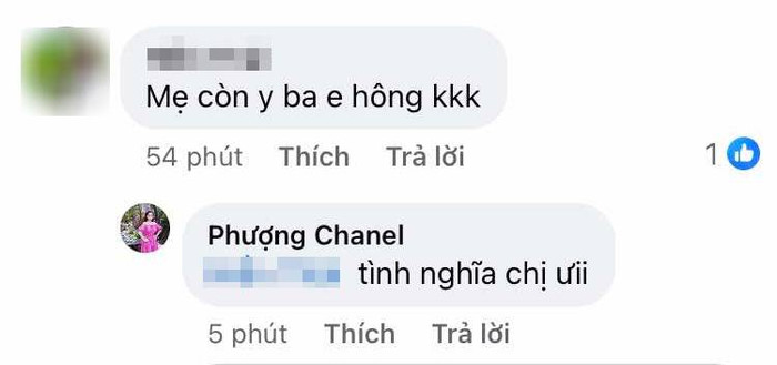Phượng Chanel cho biết giữa hai người giờ chỉ còn lại tình nghĩa. (Ảnh chụp màn hình)