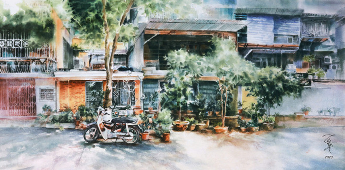 Khu tập thể cũ của tác giả Tuyền Nguyễn