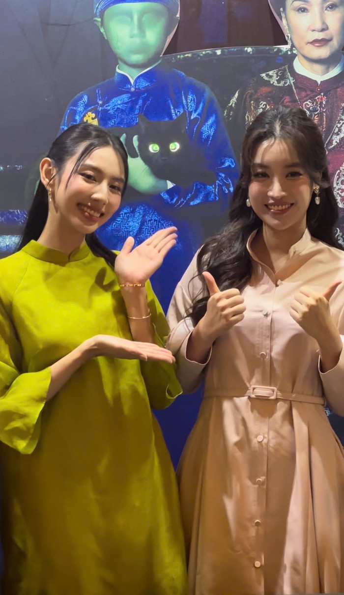 Thùy Tiên và Đỗ Mỹ Linh có màn đọ sắc cực căng với camera thường.