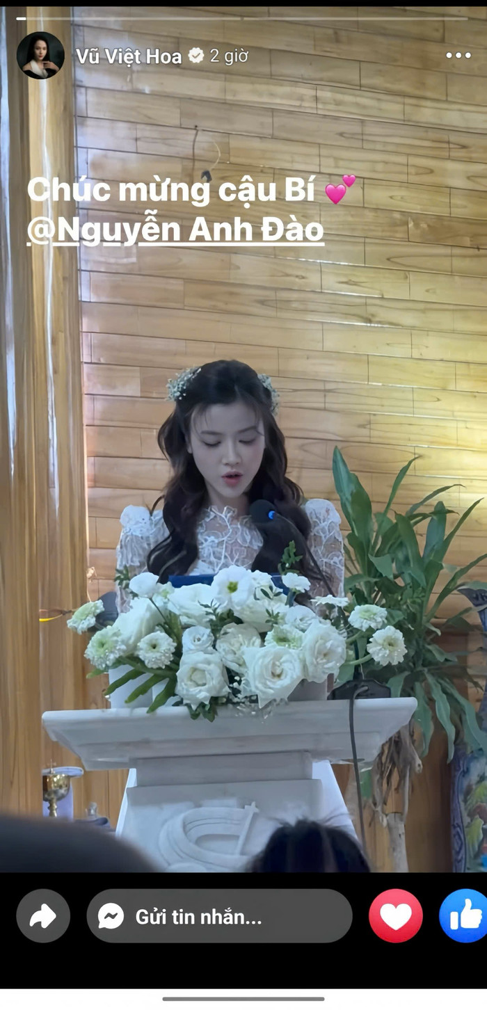 Anh Đào nói lời tuyên thề. Ảnh: Việt Hoa