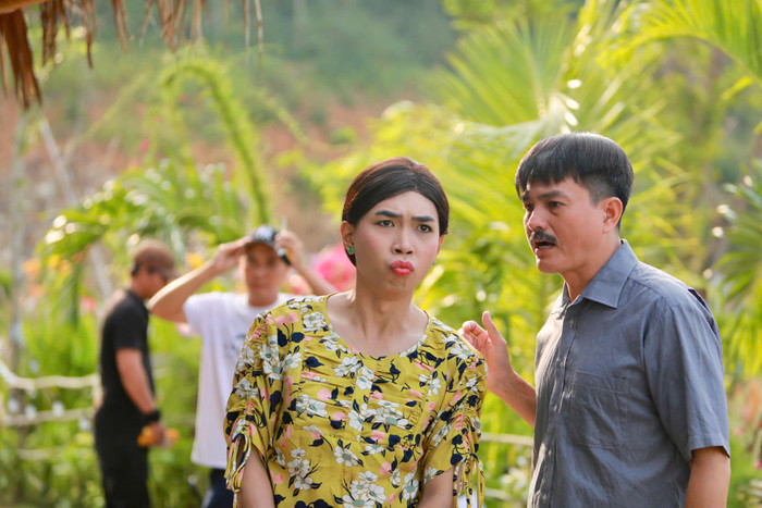 Tạo hình Bảy Bóng của Minh Dự trong phim mới của VFC - Ảnh: Dong Phuong.
