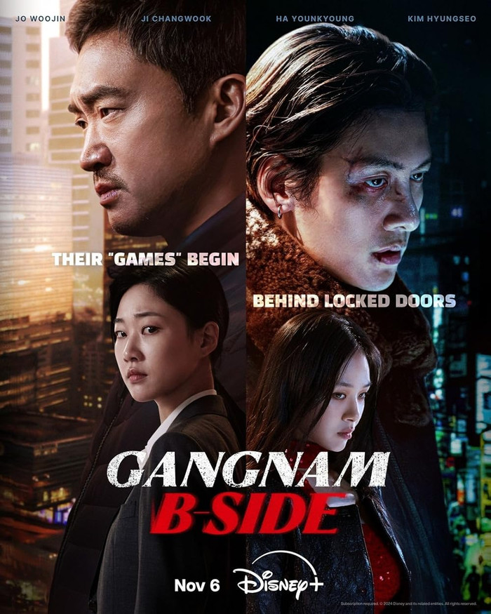 Gangnam B-side là một bộ phim hành động, tội phạm được gắn mác phim 18+.