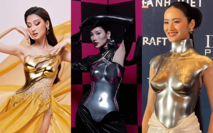 Hoa hậu Ý Nhi, Quế Anh gợi cảm với trang phục gây tranh cãi Ảnh 2