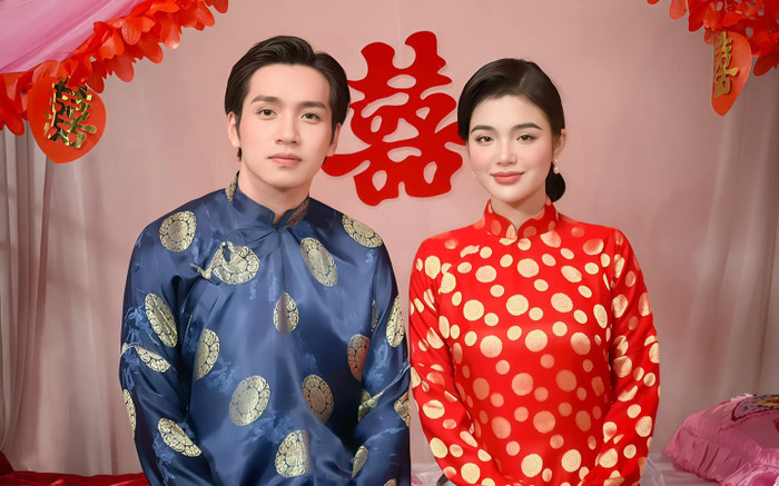 'Vợ' Bạch Công Khanh tiếp tục khoe ảnh đám cưới, ngoài đời có con từ năm 20 tuổi Ảnh 2