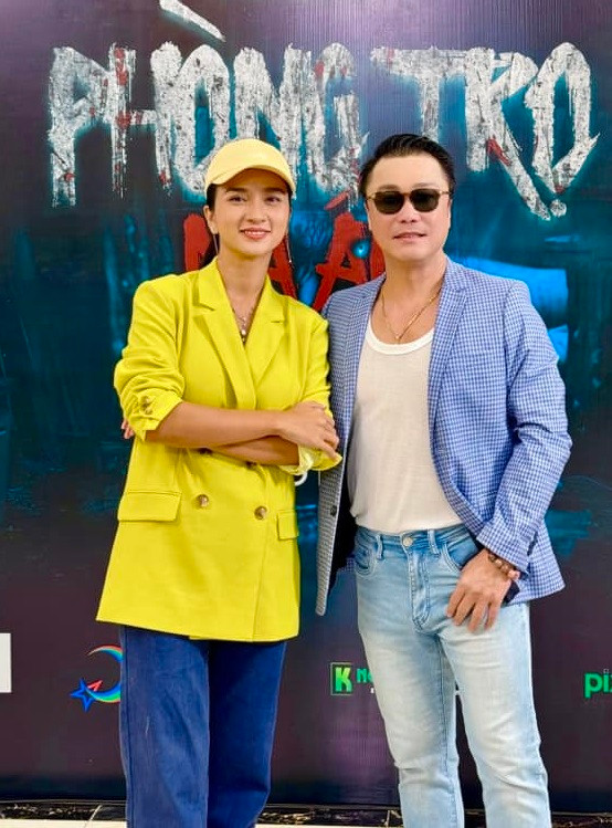 NSƯT Kim Tuyến và Lý Hùng sẽ vào vai vợ chồng trong một dự án phim điện ảnh sắp ra mắt. (Ảnh: FBNV)