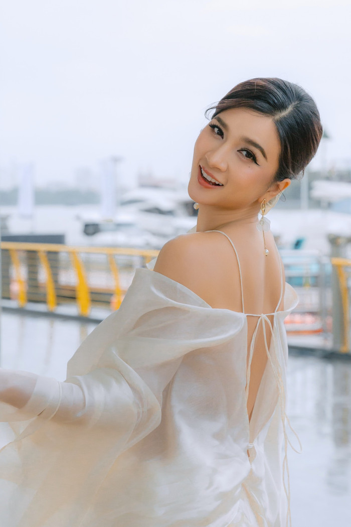 Sắc vóc của Kim Tuyến ở tuổi 37 khiến nhiều khán giả xuýt xoa. (Ảnh: FBNV)