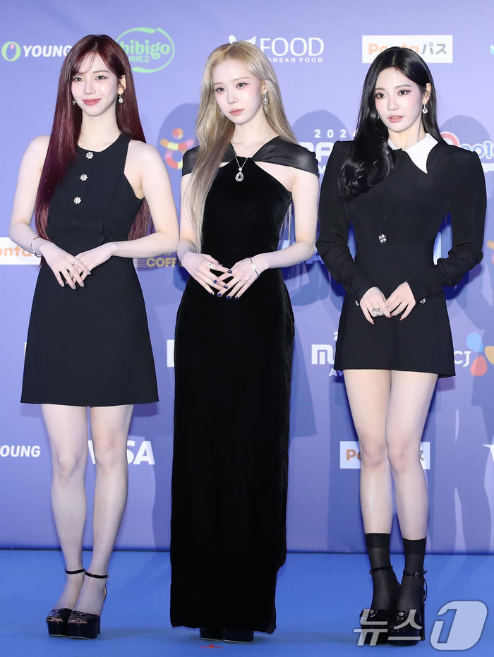 aespa xinh đẹp tựa 'tiên tử' trên thảm đỏ MAMA 2024, một thành viên vắng mặt gây tiếc nuối Ảnh 2