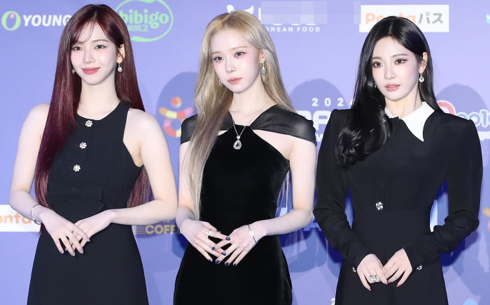 aespa xinh đẹp tựa 'tiên tử' trên thảm đỏ MAMA 2024, một thành viên vắng mặt gây tiếc nuối Ảnh 2