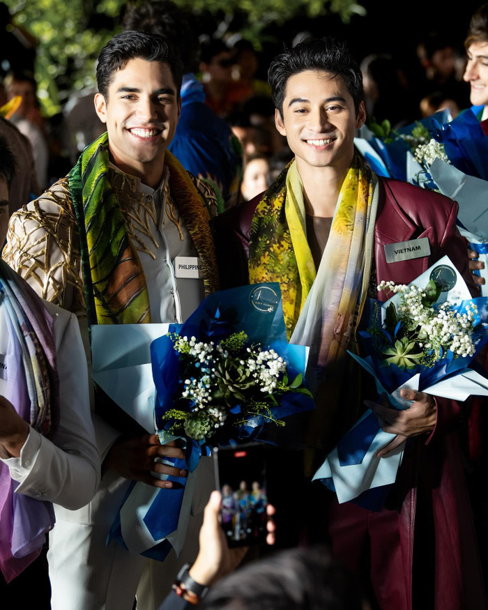 Tuấn Ngọc dẫn đầu 60 nam vương mở màn ấn tượng ở chung kết Mr World 2024 Ảnh 4