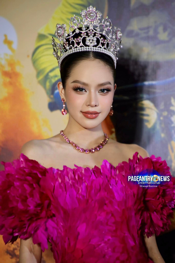 Thanh Thủy đẹp rực rỡ tại chung kết Nam vương Thế giới 2024. 