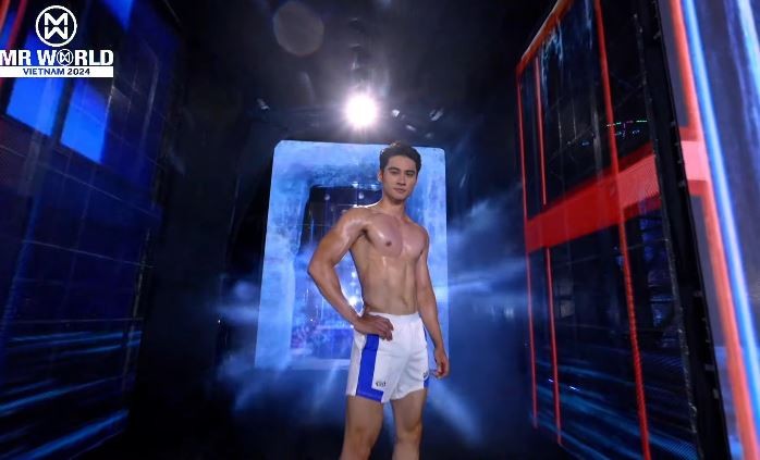 Phạm Tuấn Ngọc khoe body 6 múi tại chung kết Mr World 2024 Ảnh 2