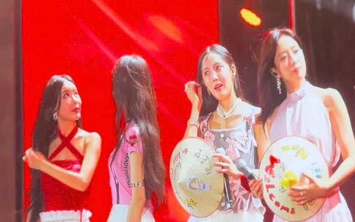 Nhóm nhạc T-ara 'quẩy' cực sung, đội nón lá hô vang: 'Tôi yêu Việt Nam' Ảnh 2