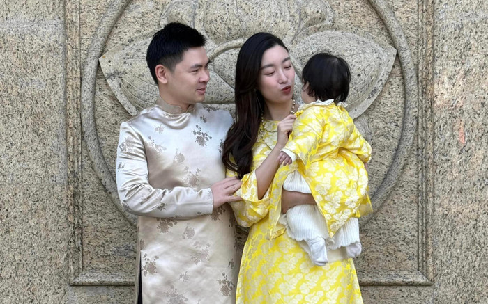 Cận diện mạo đáng yêu của con gái Đỗ Mỹ Linh Ảnh 2