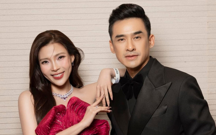 Thuý Diễm khoe đôi chân dài miên man bên chồng Lương Thế Thành Ảnh 2