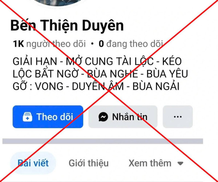 Tài khoản của chị Chế Minh Thuý, dùng để lừa đảo, chiếm đoạt tài sản. Ảnh: Báo Tuổi trẻ