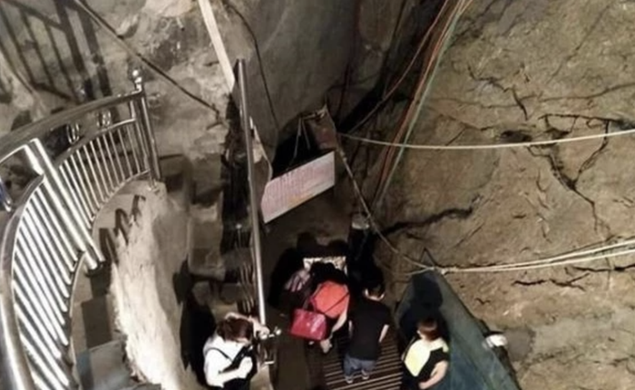 Mô hình tham quan của suối cá nhà ông Lý.