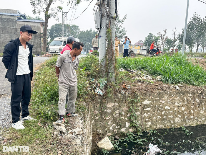 Hiện trường xảy ra vụ tai nạn (Ảnh: Nguyễn Hải/Dân Trí).