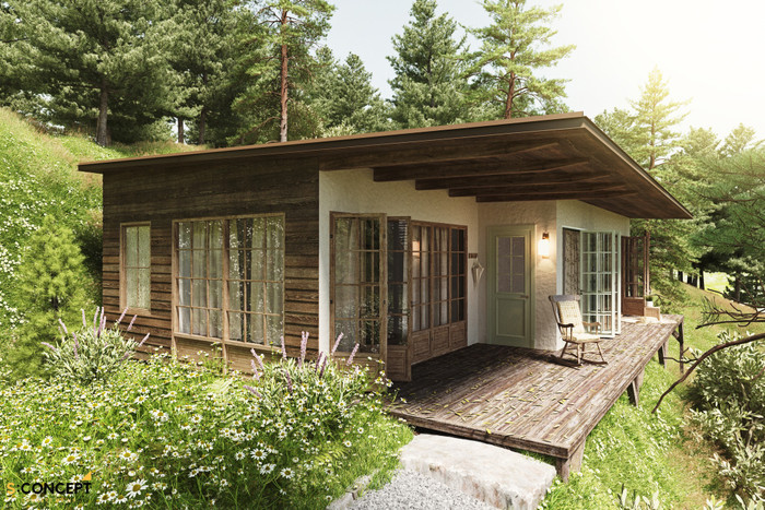 Tổ ấm của vợ chồng Nhã Phương được thiết kế theo tông màu trắng chủ đạo kết hợp cùng chất liệu gỗ tạo cảm giác vừa sang trọng, vừa ấm cúng. (Ảnh: S:Concept)