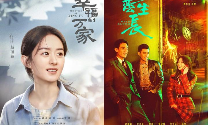 Triệu Lệ Dĩnh có những 2 bộ phim được chiếu lại nhiều nhất năm 2024. 