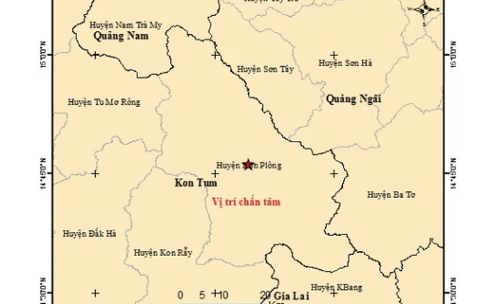 Kon Tum lại hứng chịu liên tiếp 6 trận động đất Ảnh 2