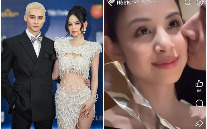 Clip Tuấn Ngọc hôn má Hương Liên gây sốt Ảnh 2