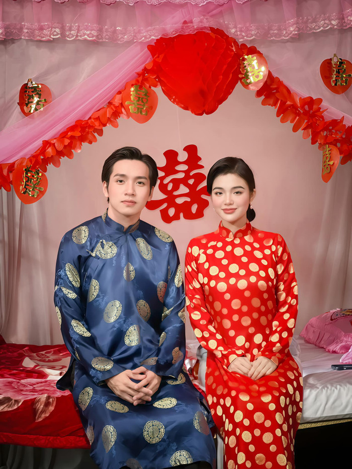 Cảnh đám cưới của Bình An và Hai Thịnh (Bạch Công Khanh) trong phim.