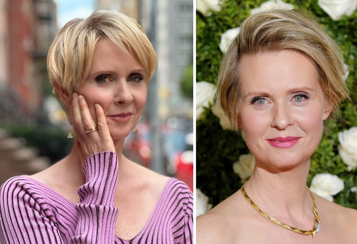 20 năm kể từ khi bộ phim đình đám đóng máy, Cynthia Nixon giờ đây đã bước sang tuổi 58. Nhan sắc tuổi U60 của mỹ nhân phim 'Sex and the city' được đánh giá là rất tươi tắn, đặc biệt là làn da căng bóng hồng hào, làm cho cô trông trẻ trung hơn so với độ tuổi U60. Ít ai biết, Nixon đã trải qua một quãng thời gian dài chiến đấu với căn bệnh ung thư vú. Năm 40 tuổi, cô tình cờ phát hiện ra bệnh khi đi chụp X-quang tuyến vú định kỳ. Vì mẹ của nữ diễn viên đã từng mắc bệnh này nên cô duy trì chụp X-quang tuyến vú hàng năm kể từ khi bước sang tuổi 35.