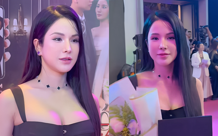 Diệp Lâm Anh đẹp như búp bê sống ở sự kiện, tiết lộ sắp làm nhà sản xuất phim - Nguồn: Trang cá nhân Diệp Lâm Anh.