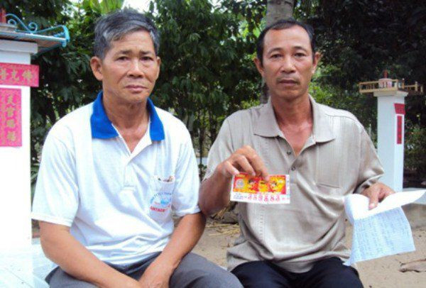 Ông Tùng trúng số nhưng không được trúng thưởng.