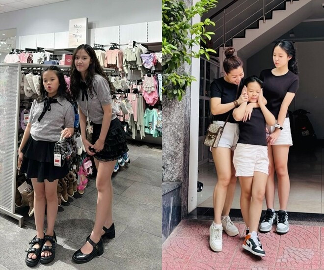 Gương mặt xinh xắn và vóc dáng cao ráo của con gái lớn nhà Hồng Đăng giúp cô bé được dự đoán sẽ là Hoa hậu trong tương lai. 