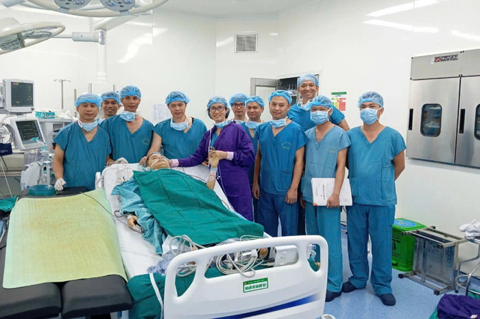 Bệnh nhân được dần hồi phục sau ca ghép nội tạng. Ảnh: Bệnh viện cung cấp/Dân trí
