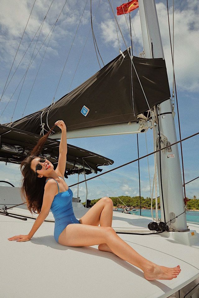 Sắc vóc của Khả Ngân khiến nhiều người xuýt xoa. (Ảnh FBNV)