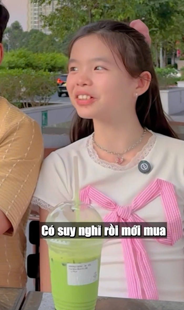 Mia có suy nghĩ chững chạc. Ảnh: Chụp màn hình