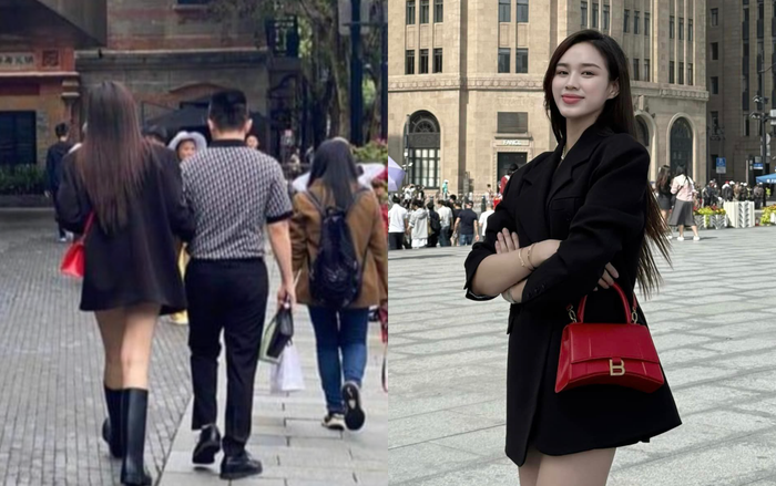 Hình ảnh Đỗ Thị Hà tình tứ bên người đàn ông được chia sẻ cách đây không lâu. 