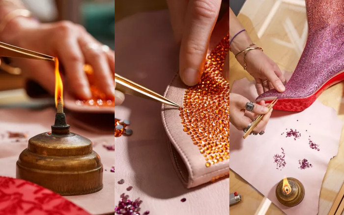 Quy trình tỉ mỉ cho một đôi giày biểu diễn của Taylor Swift.