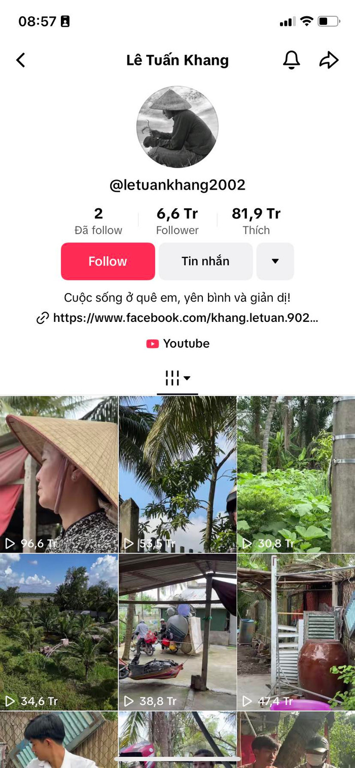 Tiktoker Lê Tuấn Khang: Ngồi im cũng đạt gần 7 triệu người theo dõi, video trăm triệu lượt xem Ảnh 3