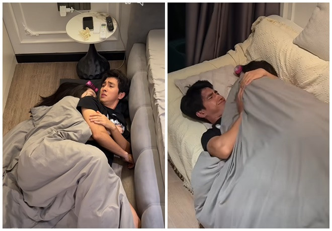 Bình An chia sẻ khoảnh khắc 'bất an' khi sống chung với vợ. (Ảnh chụp màn hình)