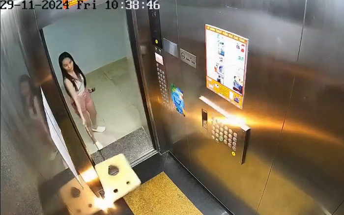 Cô gái có hành động nguy hiểm trong thang máy chung cư: 11 giây khiến cả cư dân phẫn nộ Ảnh 2