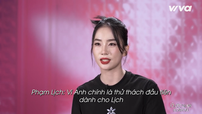 Phạm Lịch nhận xét về Chu Lê Vi Anh.